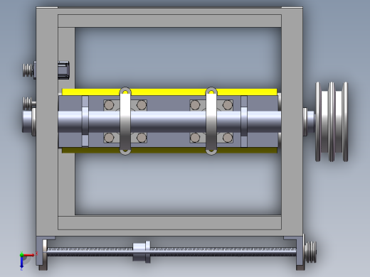 针刺机三维俯视缩略图