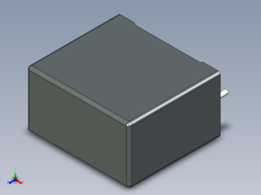 无源元件封装-CAP_BOX_18x10x16_GY正等轴测缩略图