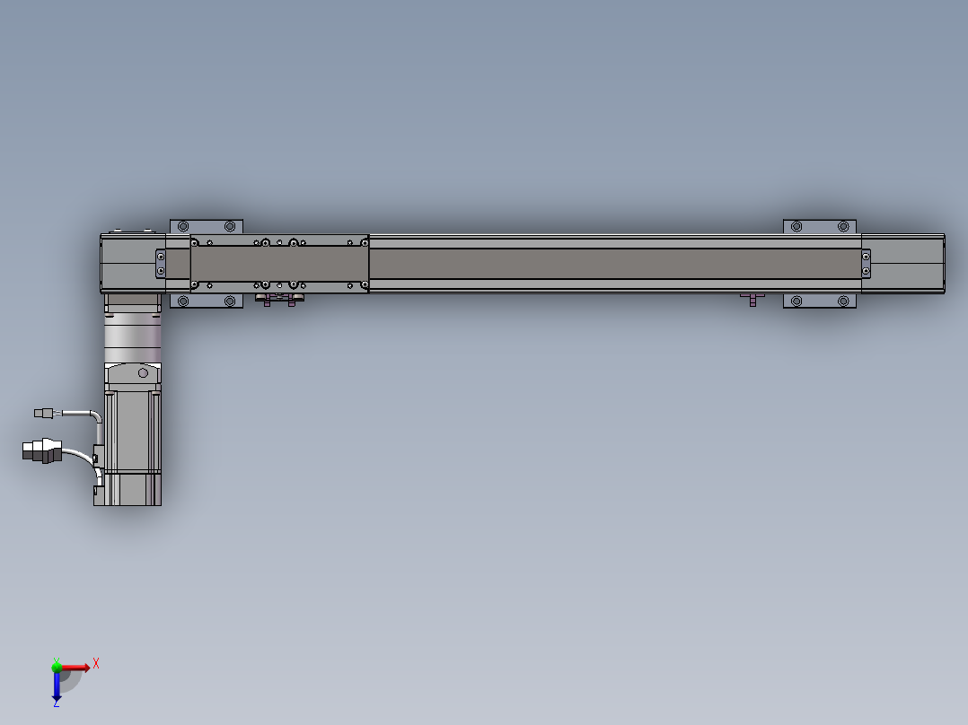 欧规同步带GTB65-CL-400W俯视图