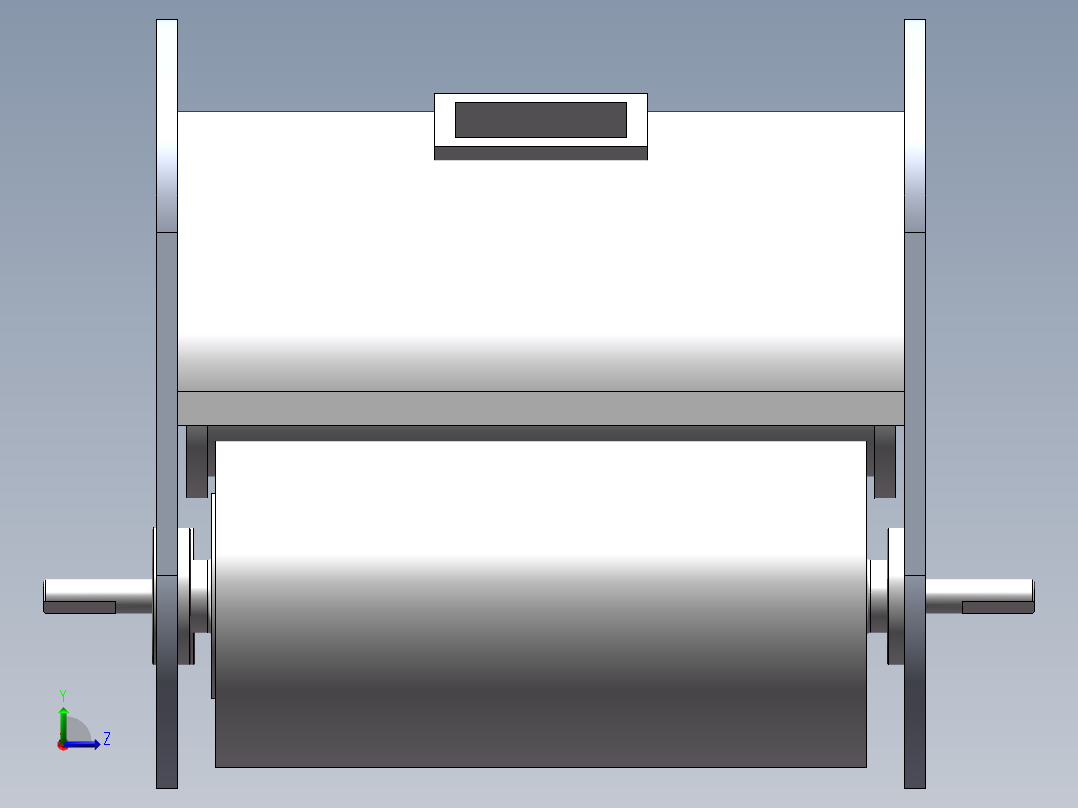 水面垃圾回收船左视图