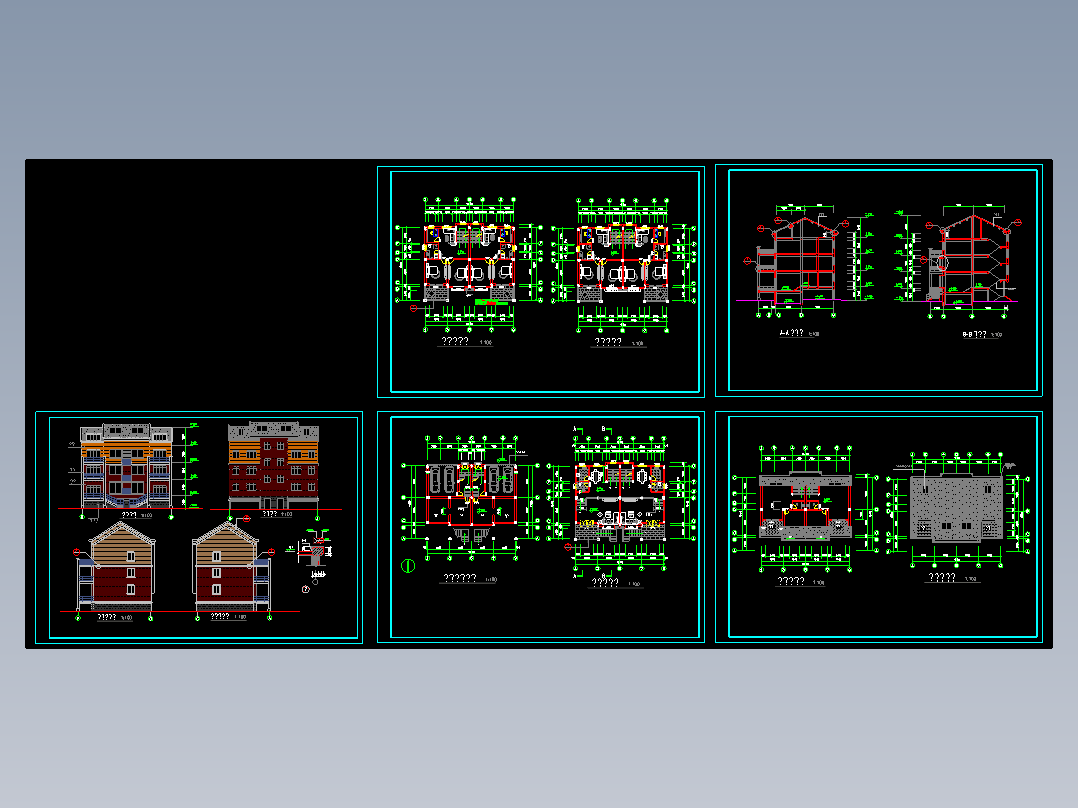 多层住宅建筑方案