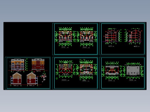 多层住宅建筑方案