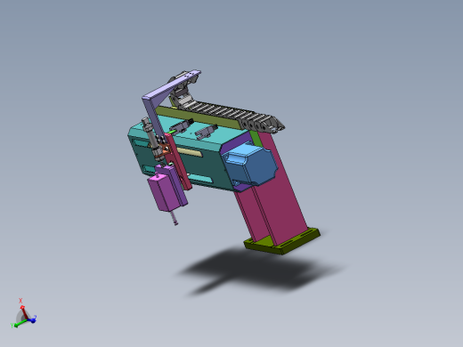 升降机械手sw18可编辑