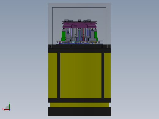 飞轮检测液压装置sw17可编辑后视缩略图