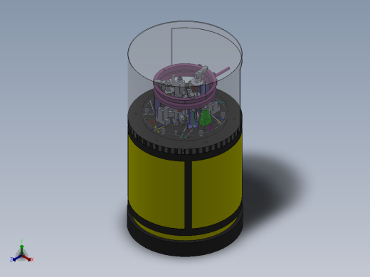 飞轮检测液压装置sw17可编辑正等轴测缩略图