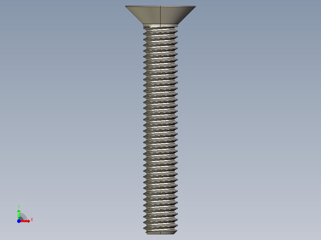 Screw_ISO_10642_M6x40_A2.STEP前视图