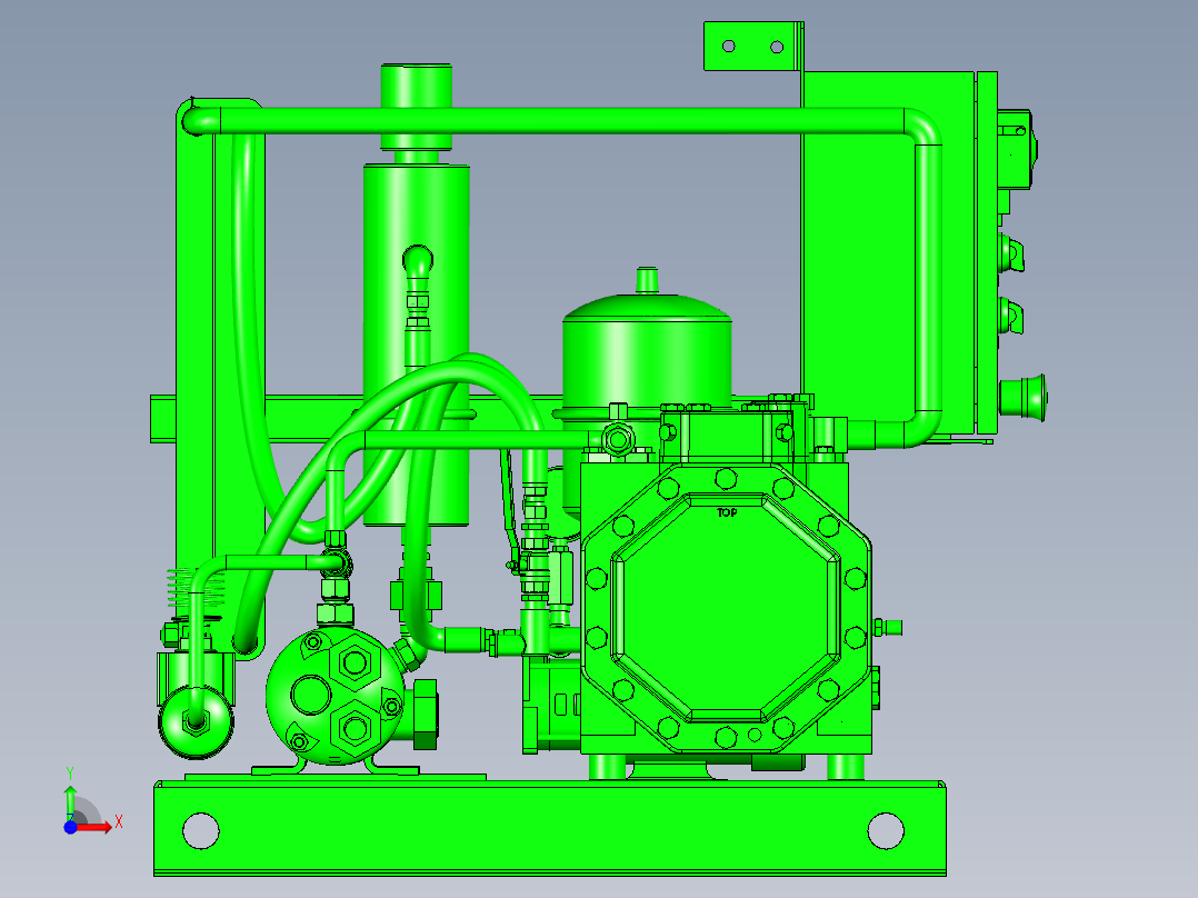 冰片机（片冰机）前视图