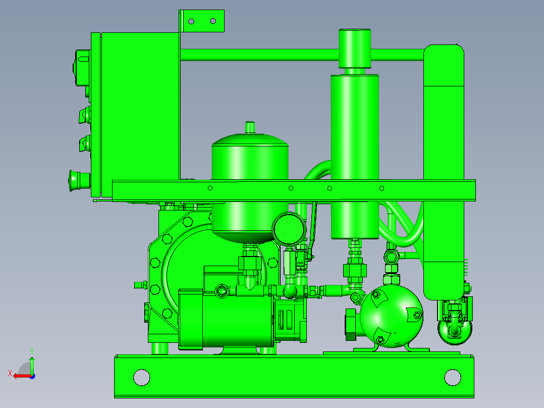 冰片机（片冰机）后视图