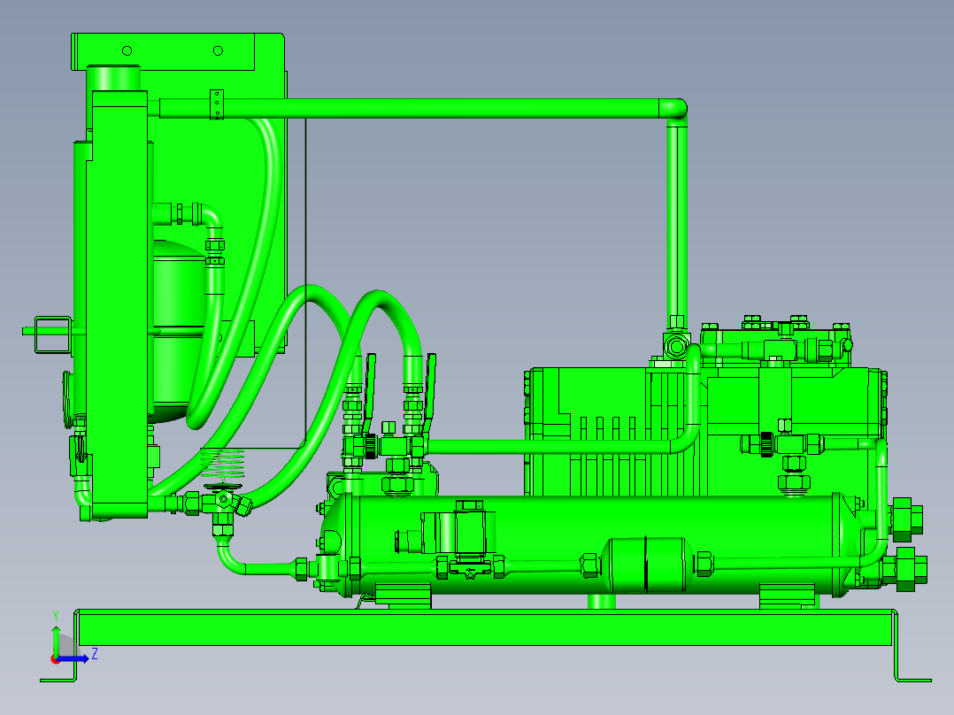 冰片机（片冰机）左视图
