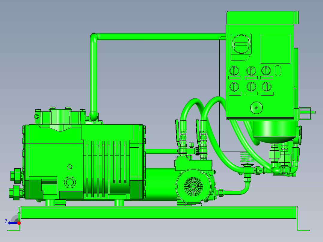 冰片机（片冰机）右视图