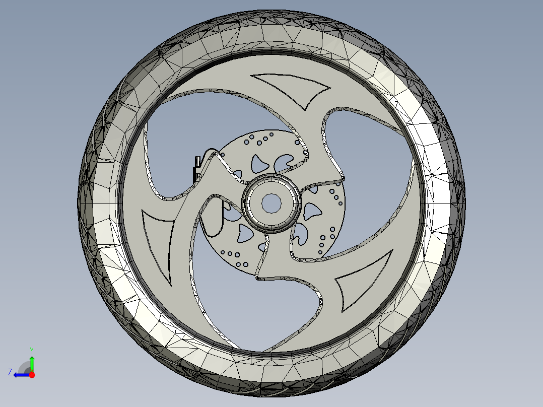 轮胎、车轮、轮毂(161)右视图