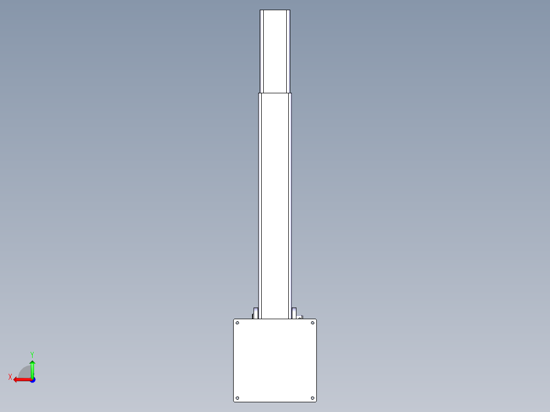 隐藏式皮卡起重机后视图