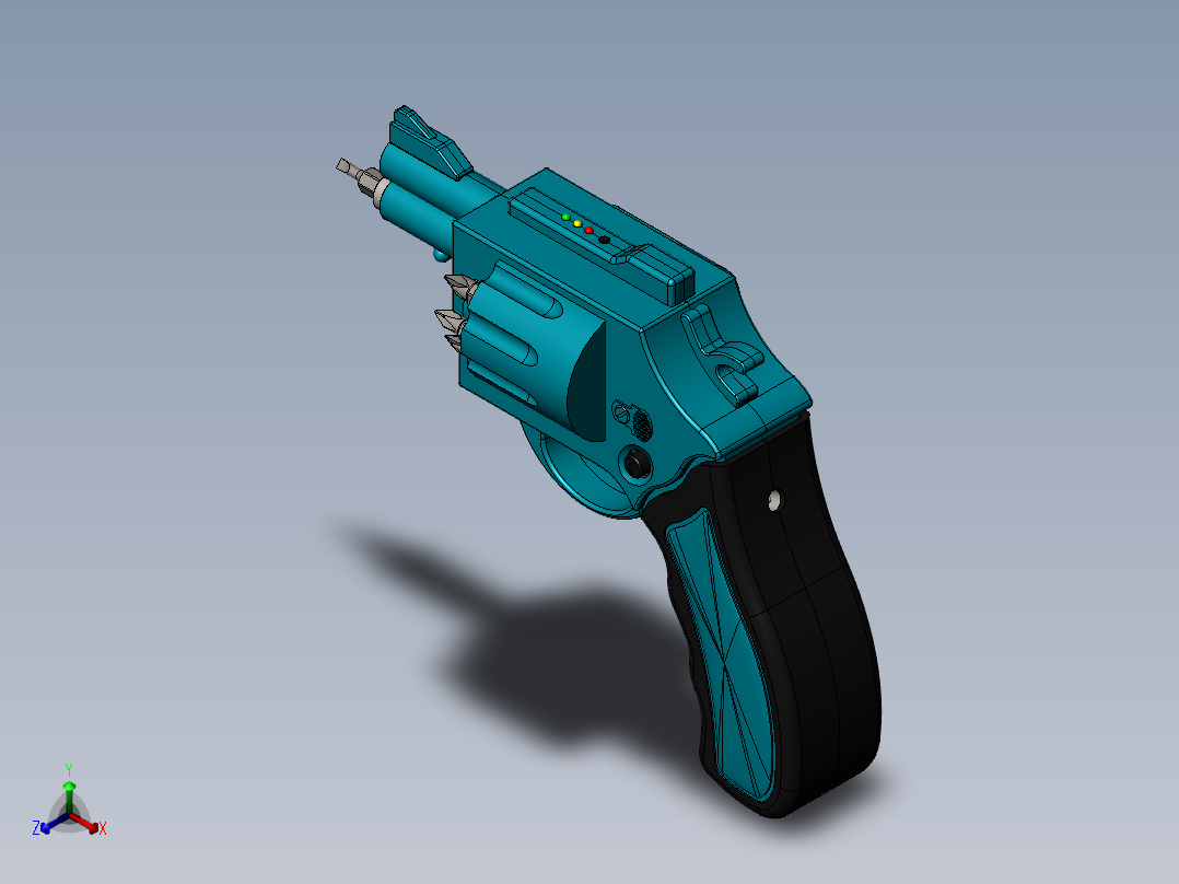 电钻(34)正等轴测图