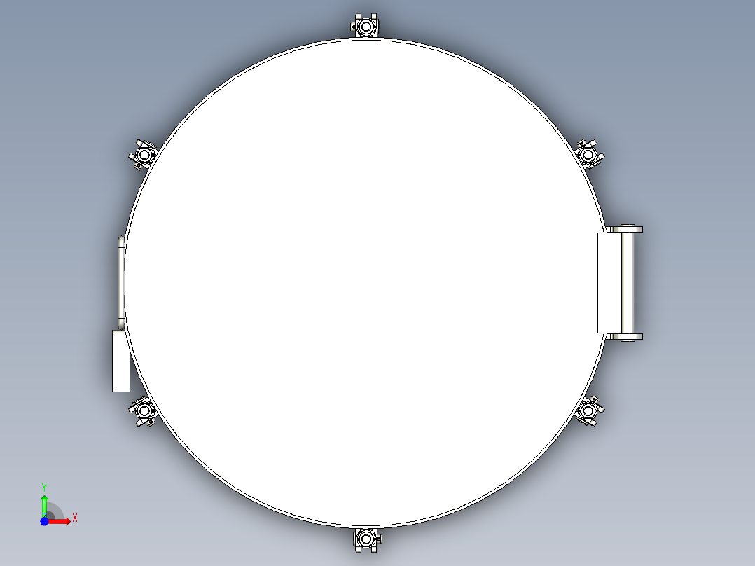 人孔manhole-800dia-1 4 X_T前视图