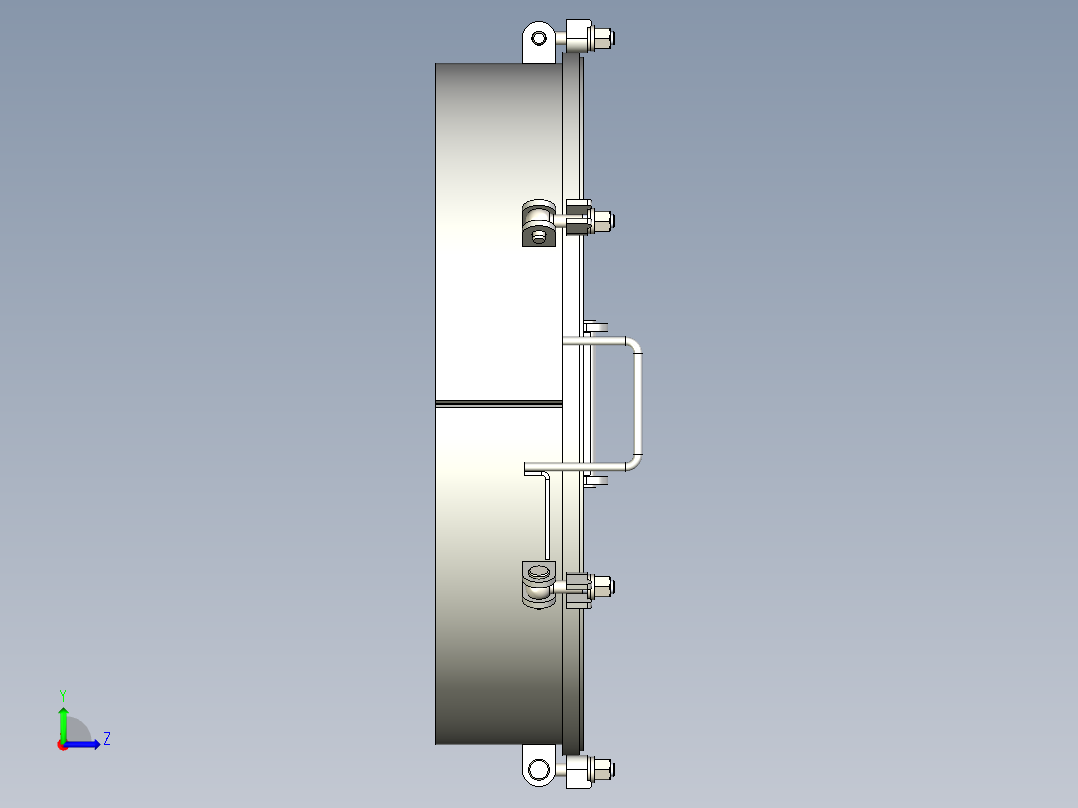 人孔manhole-800dia-1 4 X_T左视图