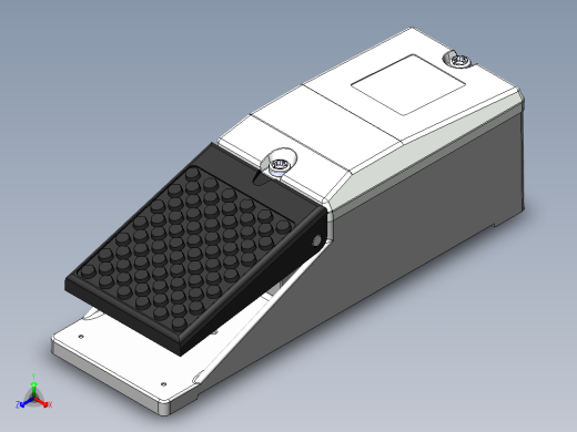 脚踏开关正等轴测缩略图