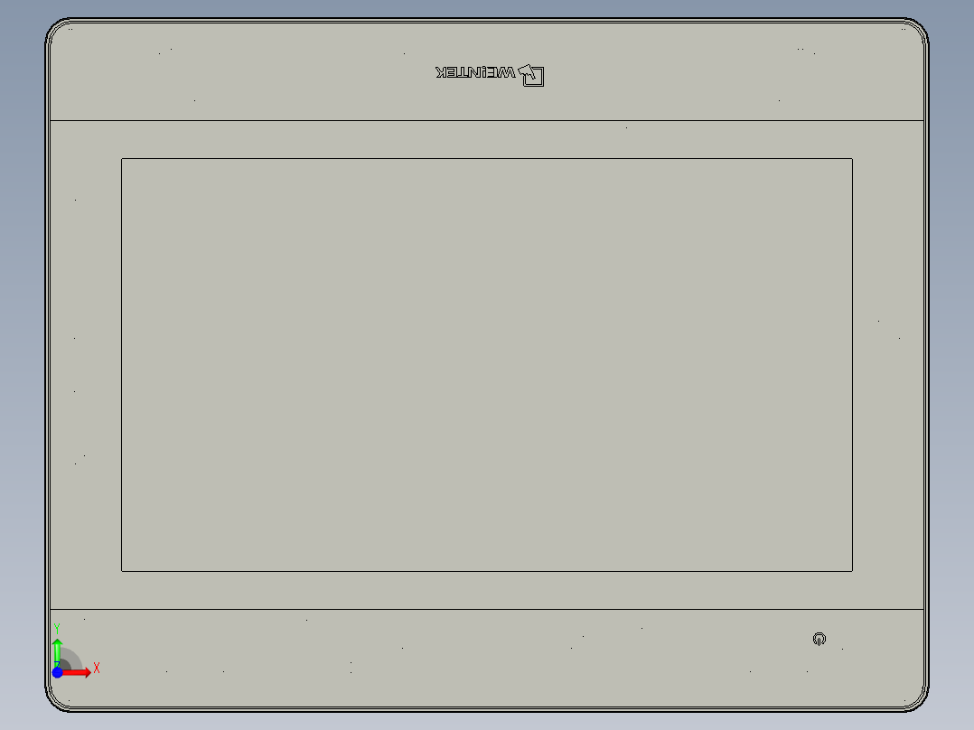 威纶触摸屏MT8102iE前视图