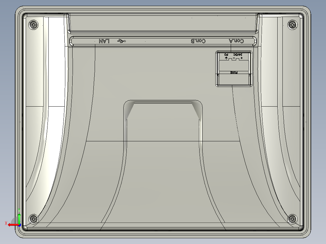 威纶触摸屏MT8102iE后视图