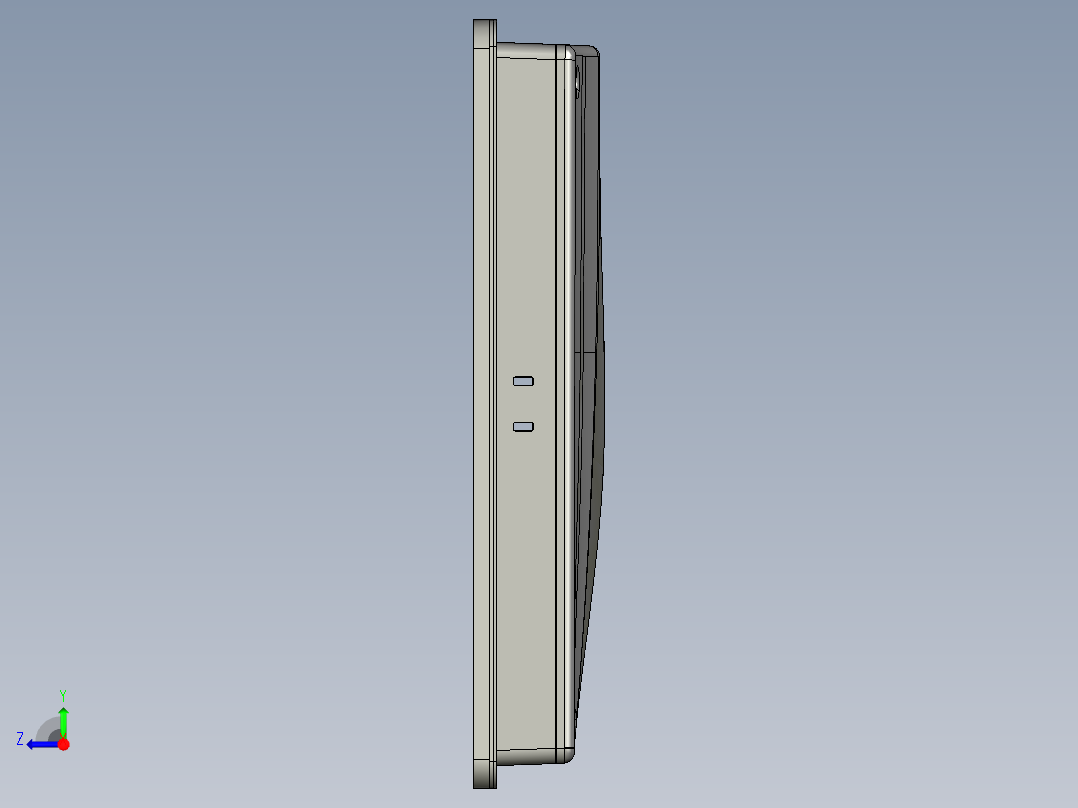 威纶触摸屏MT8102iE右视图