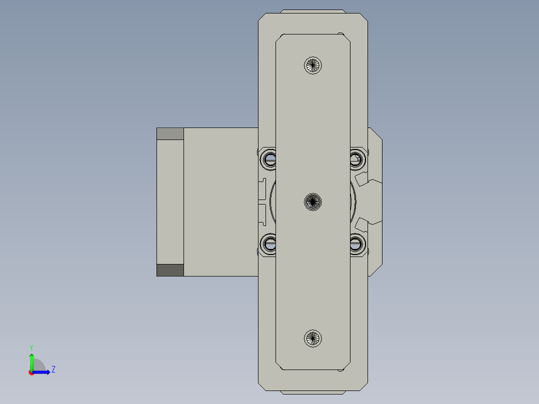 纵封装配左视图