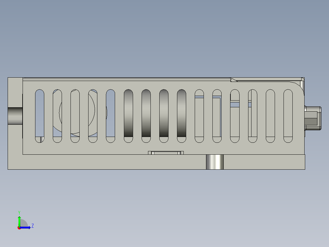 驱动器FD134S左视图