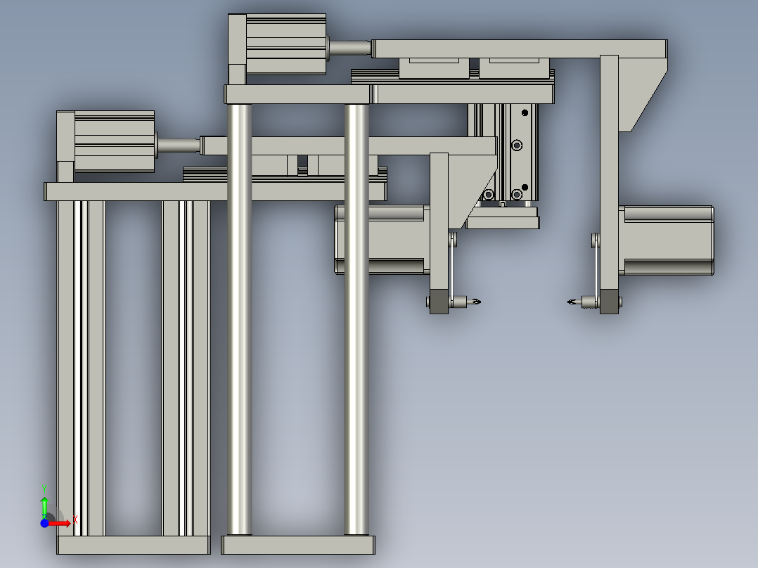 W000M4锁螺丝机构前视图
