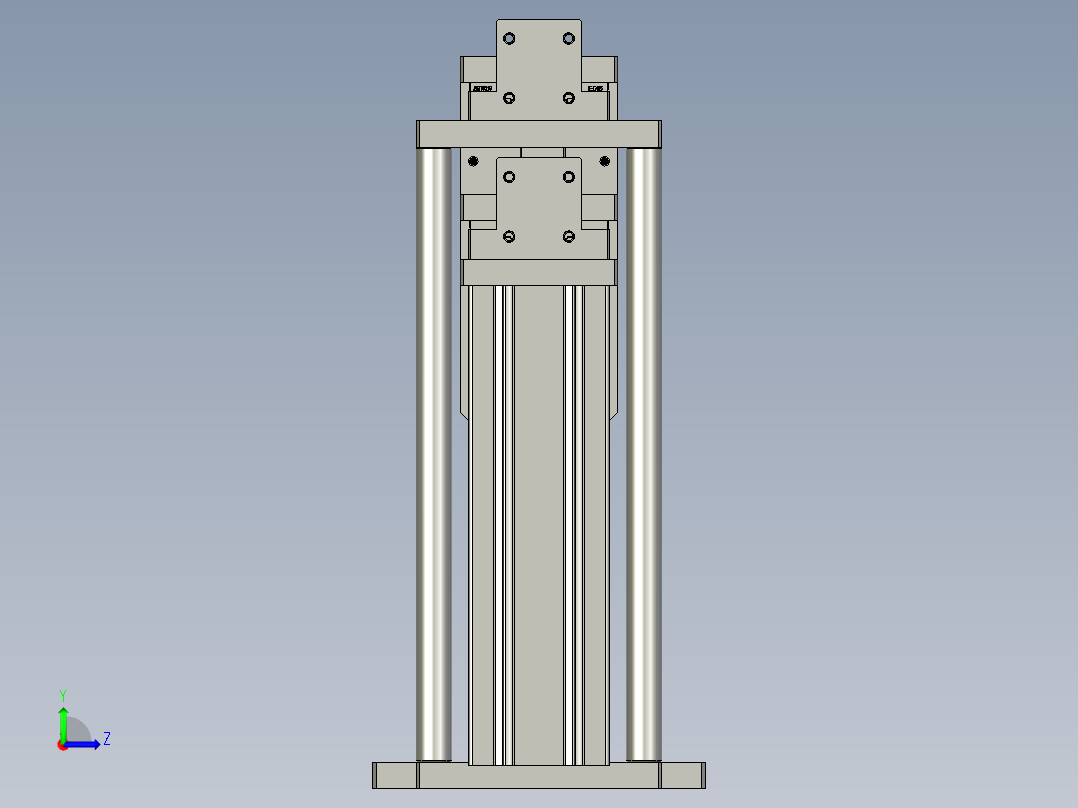 W000M4锁螺丝机构左视图