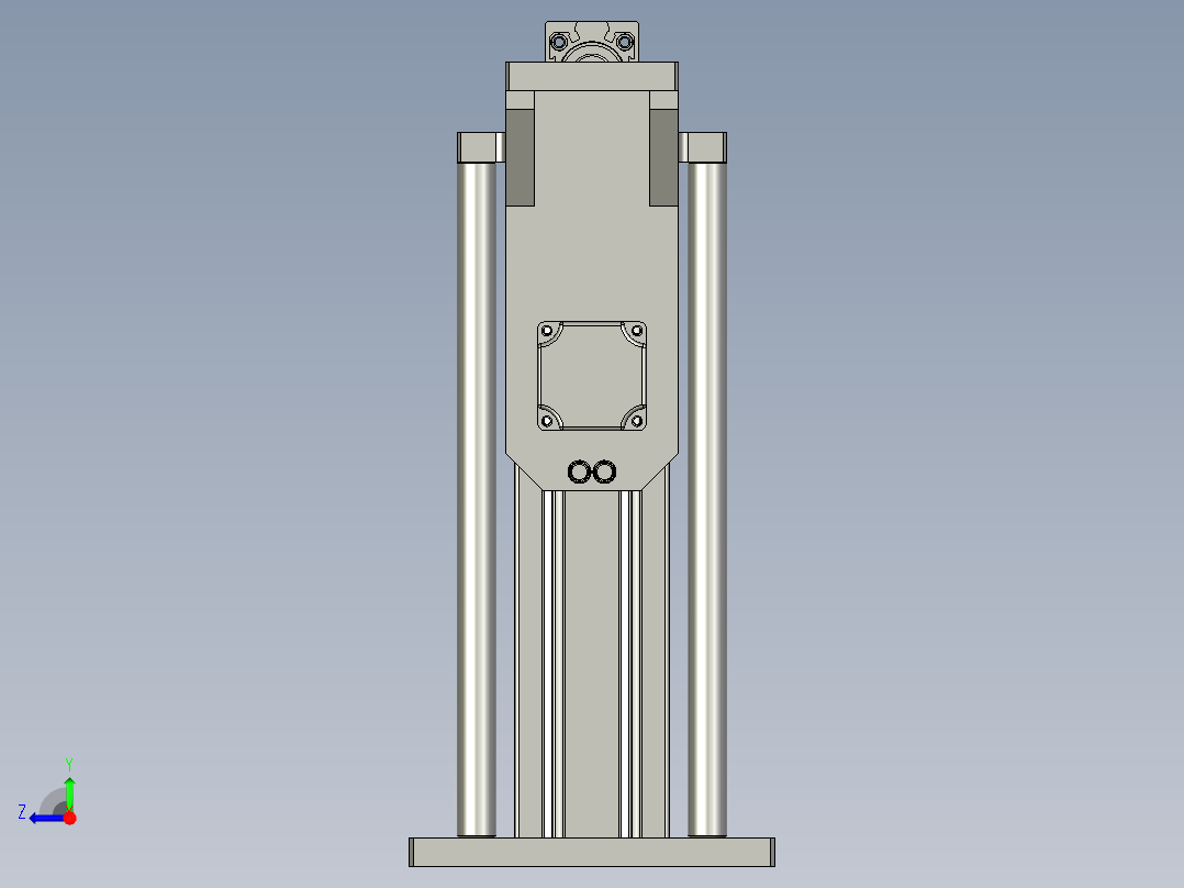 W000M4锁螺丝机构右视图