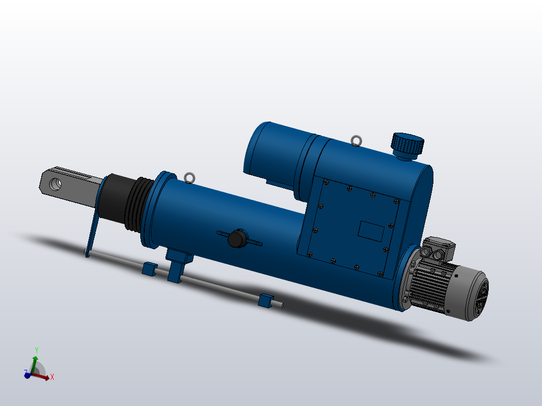 DYTC系列电液推杆DYTC2-1250-300／25ZL主视图
