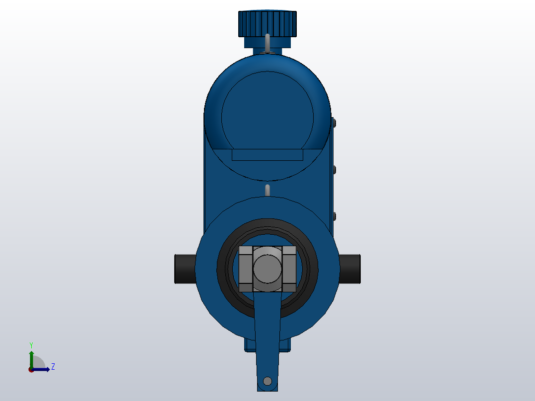 DYTC系列电液推杆DYTC2-1250-300／25ZL左视图