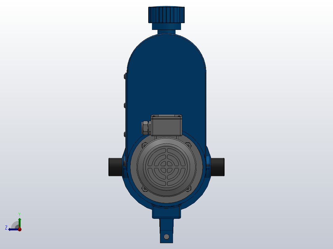 DYTC系列电液推杆DYTC2-1250-300／25ZL右视图