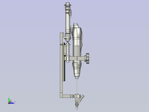 挂钩锁螺丝机构左视缩略图