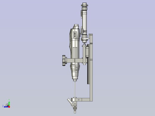 挂钩锁螺丝机构右视缩略图