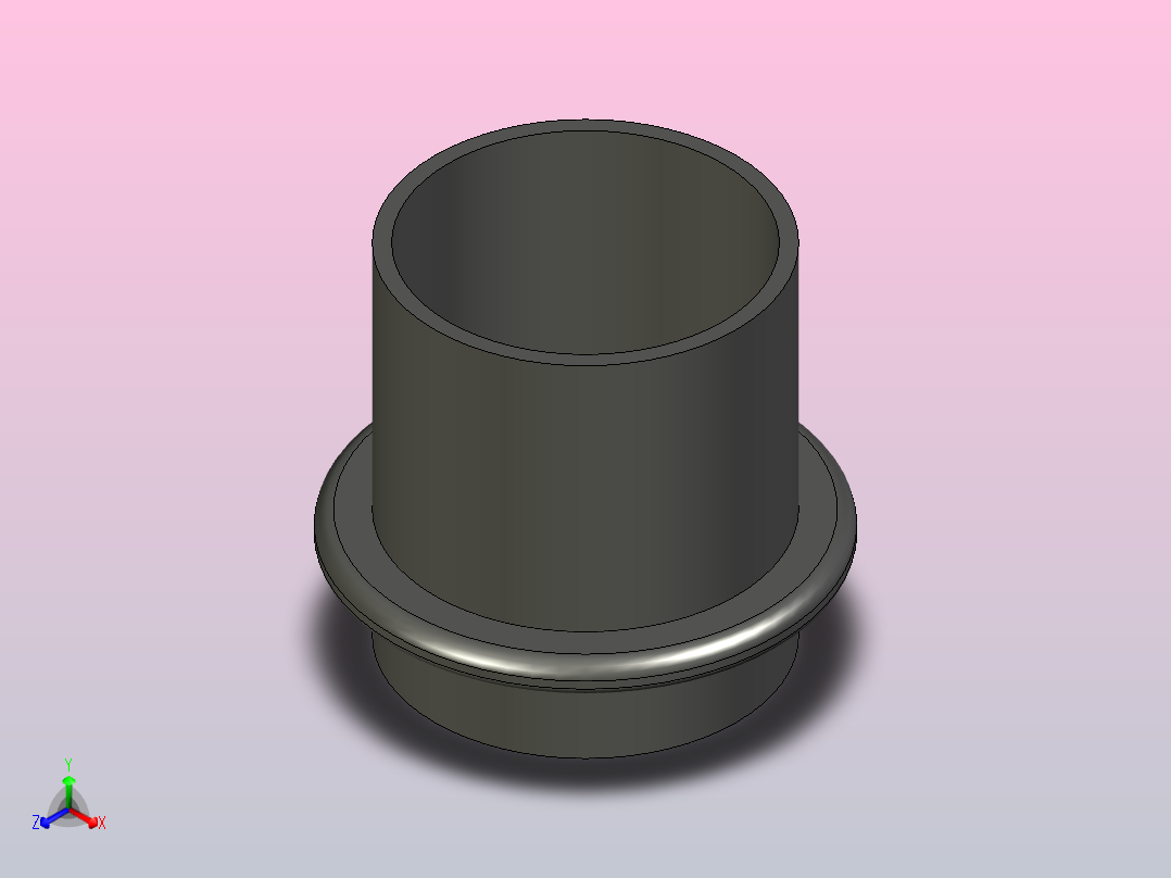 快插式接头用于管的CQA-28正等轴测图