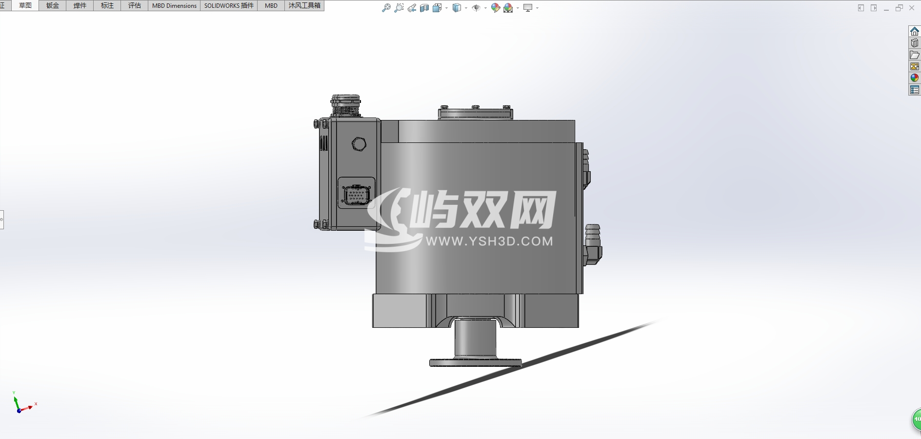 14kW水冷永磁同步电机
