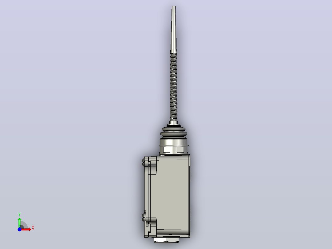 行程开关传感器TZ-5166前视图