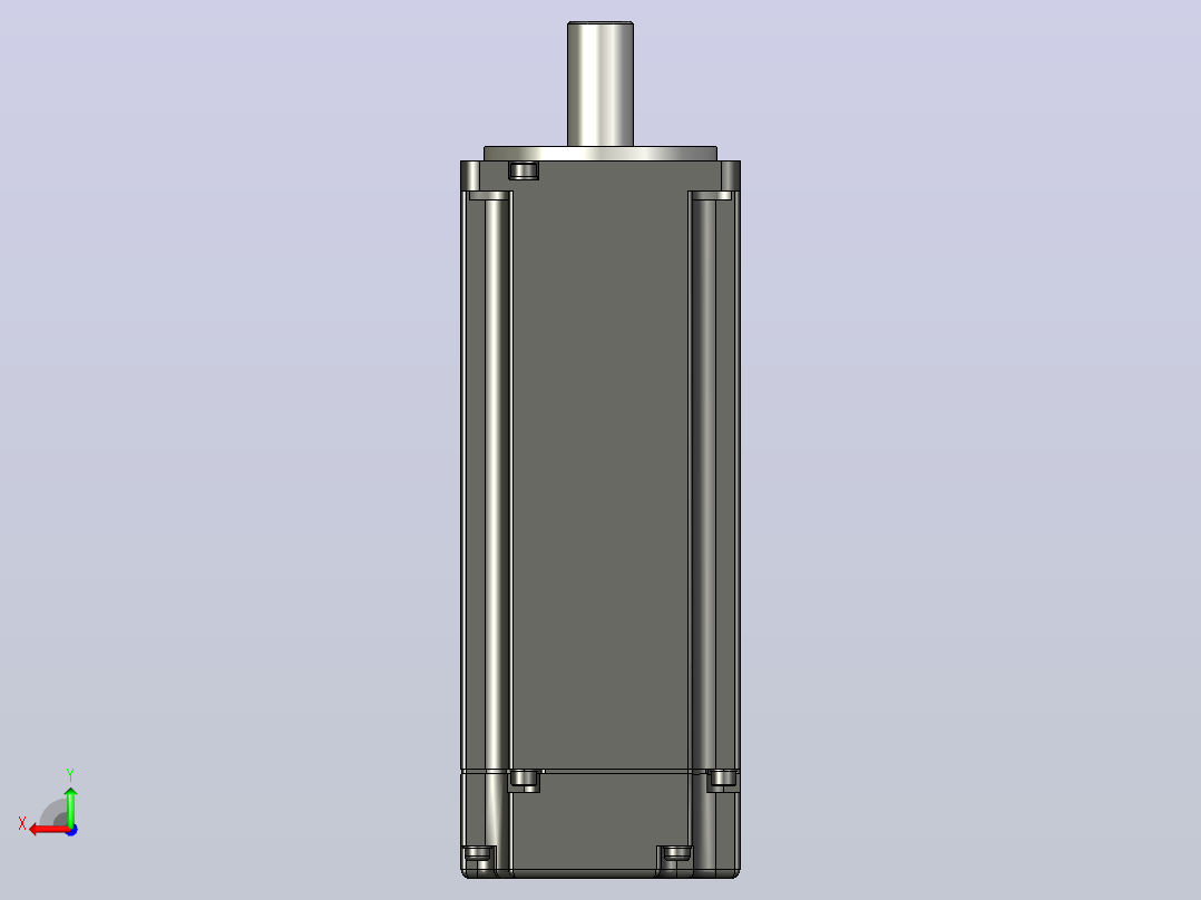 400W_高惯量带刹车伺服电机 (2)后视图