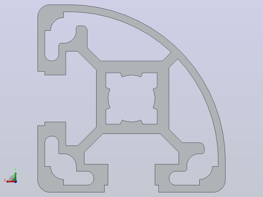 40X40L R BR铝型材后视缩略图