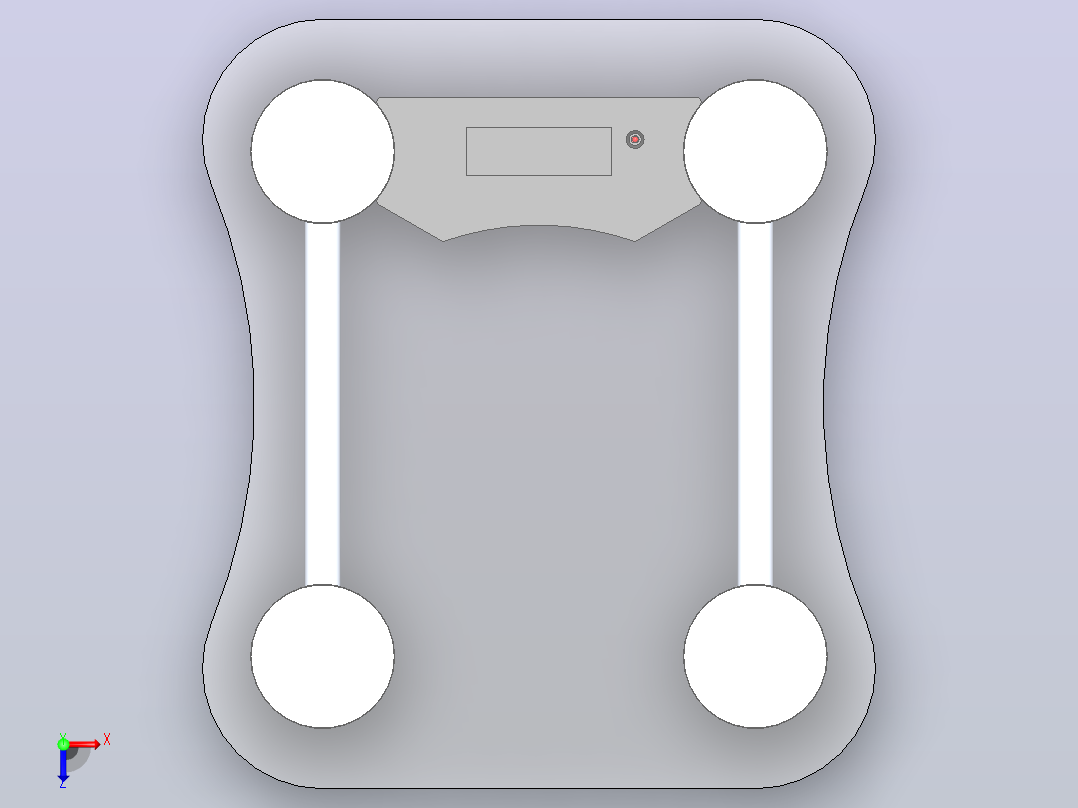 数字秤俯视图