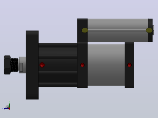 MPT-40T系列标准型[MPT-150-50-5-30T-M1-S1-0°]气压增压缸右视缩略图