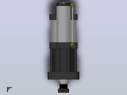 MPT-40T系列标准型[MPT-150-50-5-30T-M1-S1-0°]气压增压缸俯视缩略图