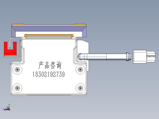 GTH 内嵌式模组 FTH80-PD-P40  TOYO 电缸滑台[FTH80-350-PD-P40]右视缩略图