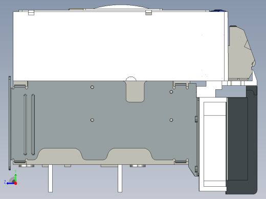 NXAF16N_H04-06 3P固定万能式断路器三维模型202202右视缩略图