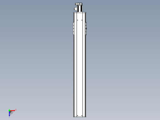 日规模组半封闭丝杆TPA-HNR-220D-3210C-L1350-M-Y-P1K-N3俯视缩略图