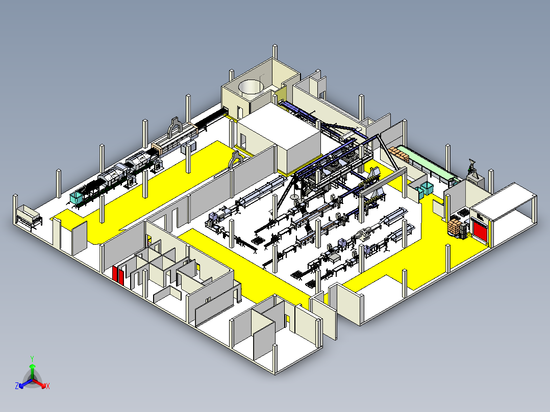 双层组装生产流水线