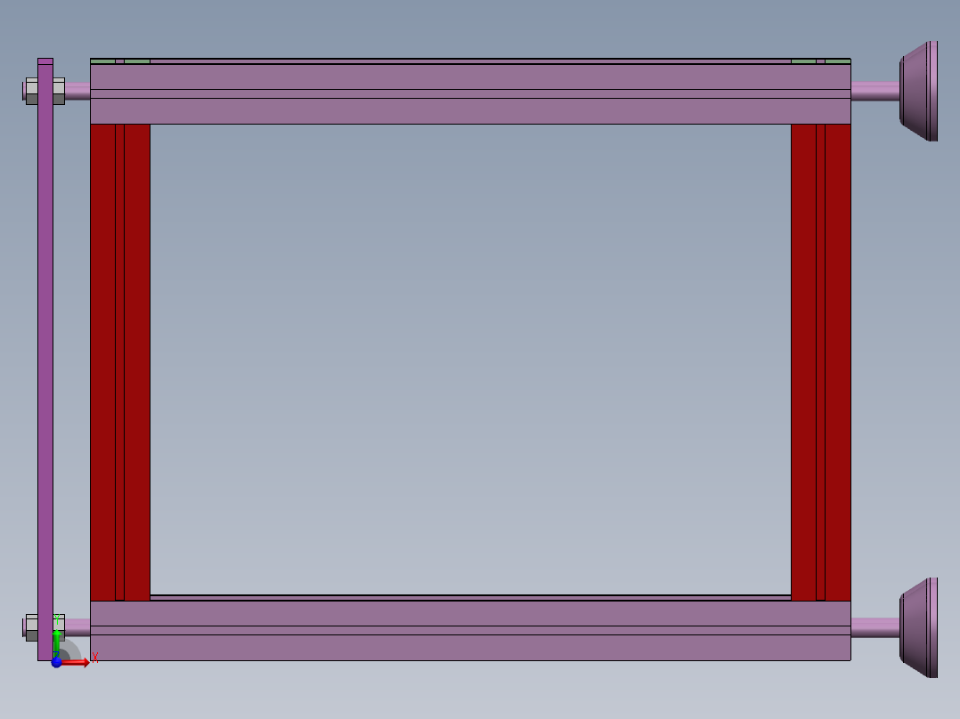 玩具汽车轮子组装机（含工程图sw15可编辑+BOM）前视图