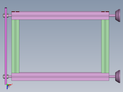 玩具汽车轮子组装机（含工程图sw15可编辑+BOM）俯视缩略图