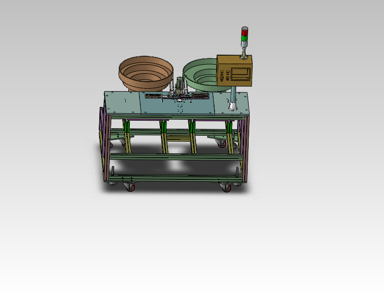 玩具汽车轮子组装机（含工程图sw15可编辑+BOM）