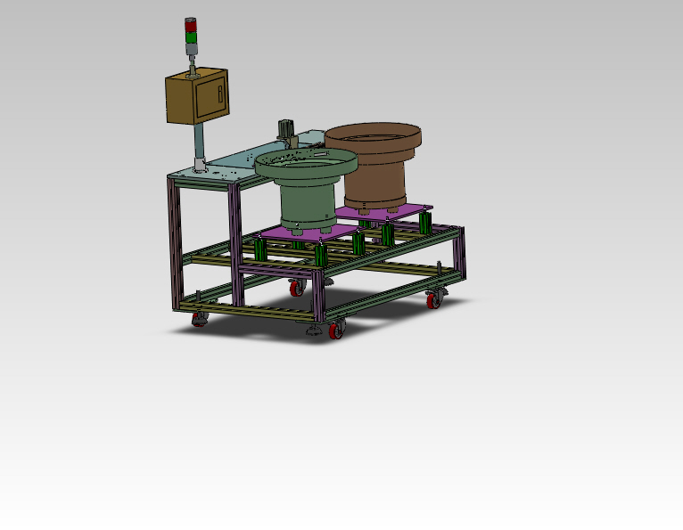 玩具汽车轮子组装机（含工程图sw15可编辑+BOM）