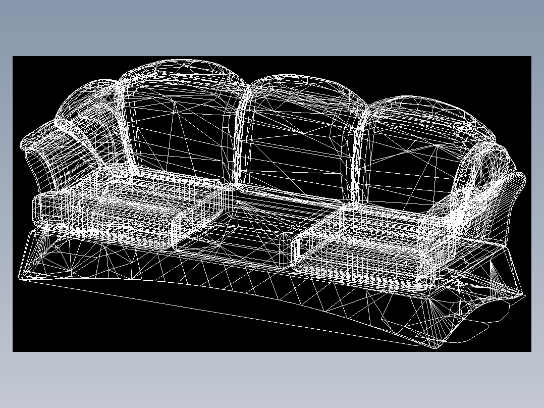 室内家具和灯具等的模型十二-K-S40-3